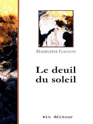 cover image of Le deuil du soleil
